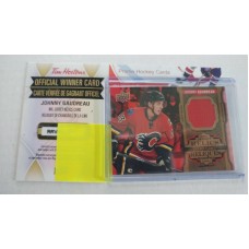 Johnny Gaudreau 2016-17 Tim Hortons NHL Game Jersey Relic